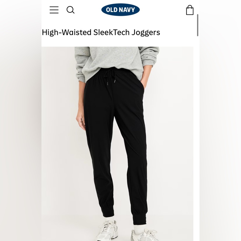 Old Navy Black Women's Jogger Pants